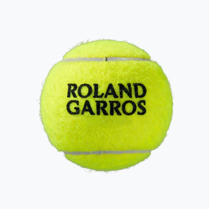 М'ячики для тенісу Wilson Roland Garros All CT 4 шт. yellow 4