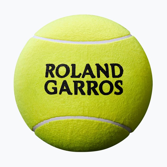 М'яч тенісний для автографів Wilson Roland Garros Mini Jumbo 5" yellow 2