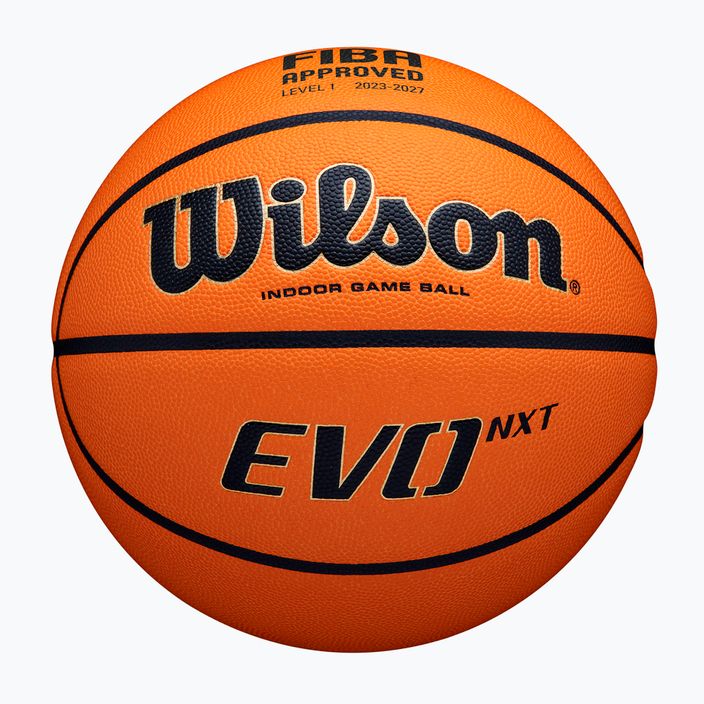 М'яч баскетбольний Wilson EVO NXT Fiba Game Ball orange розмір 7