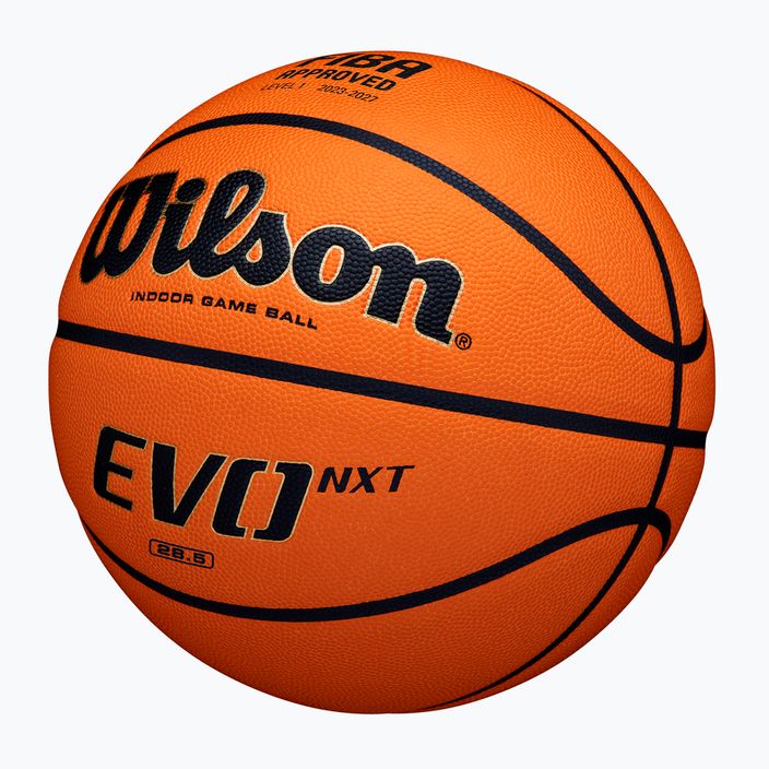 М'яч баскетбольний Wilson EVO NXT Fiba Game Ball orange розмір 7 2