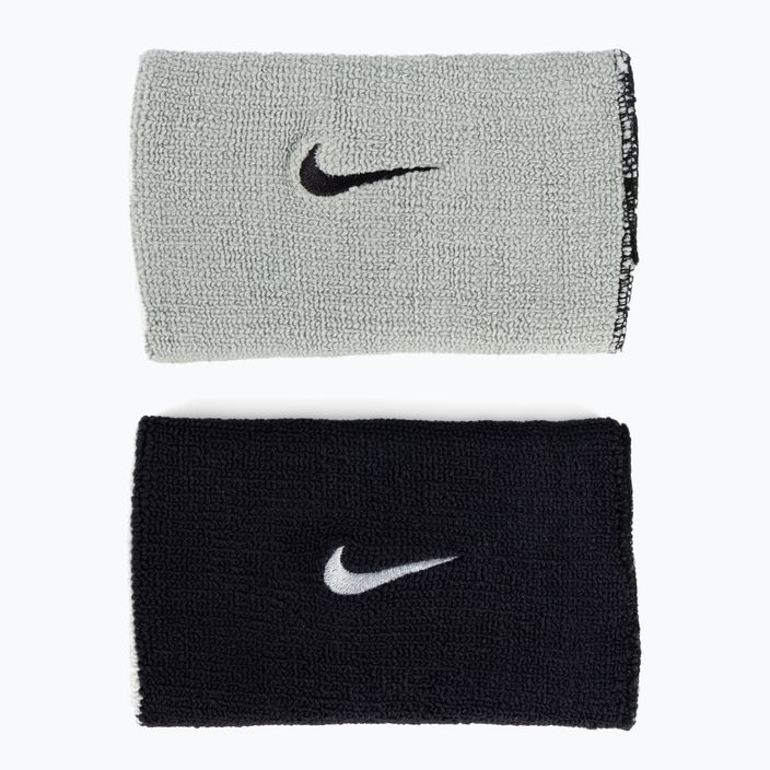 Напульсники Nike Dri-Fit Doublewide Wristbands Home And Away 2 шт. чорні NNNB0-022 2