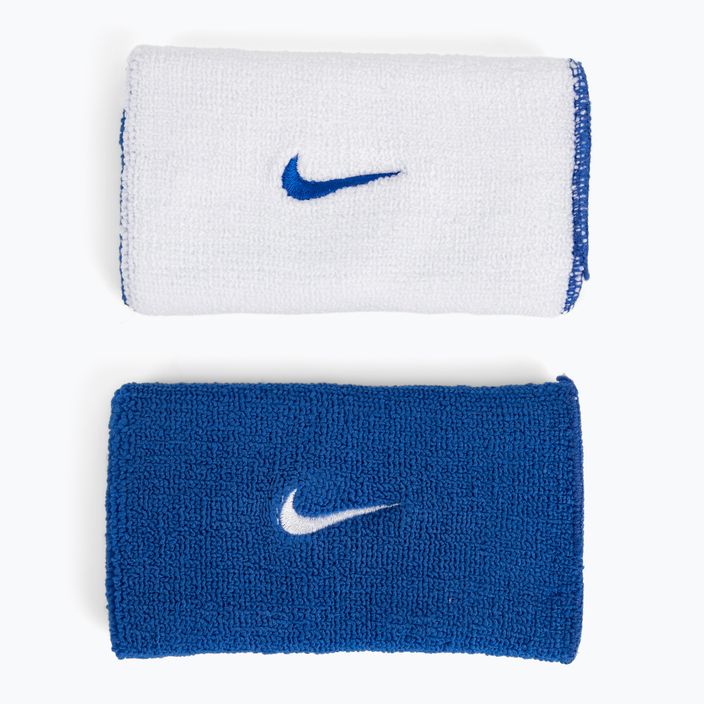 Напульсники Nike Dri-Fit Doublewide Wristbands Home And Away 2 шт. блакитний/білий NNNB0-452 2