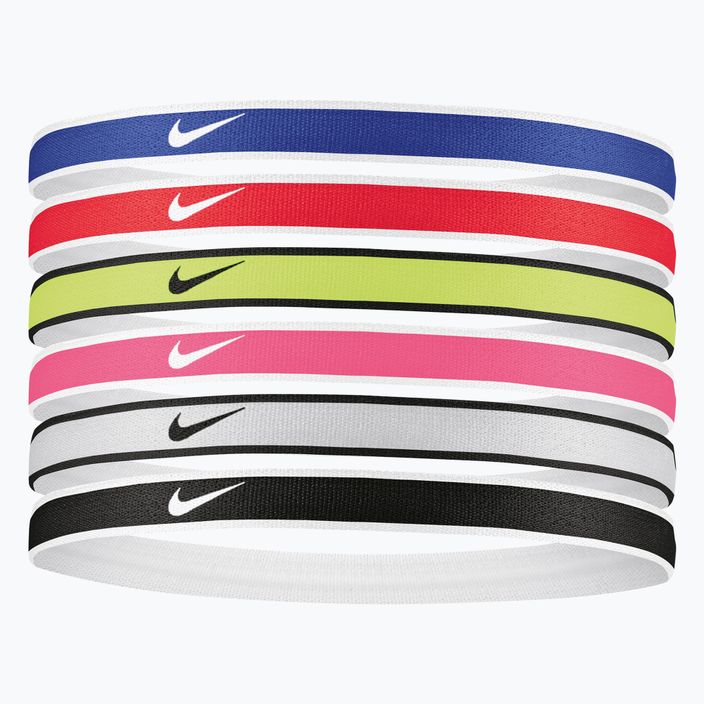 Пов'язки на голову Nike Tipped Swoosh Sport 2.0 6 шт. кольорові N1002021-655