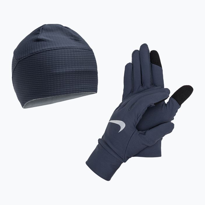 Комлект чоловічий шапка + рукавиці Nike Essential N1000594-498