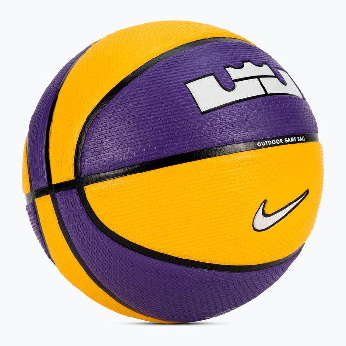 Баскетбольний м'яч Nike Playground 8P 2.0 L James N1004372-575 Розмір 6 2
