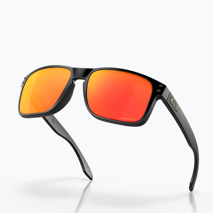 Сонцезахисні окуляри Oakley Holbrook matte black/prizm ruby 0OO9102-E255 9