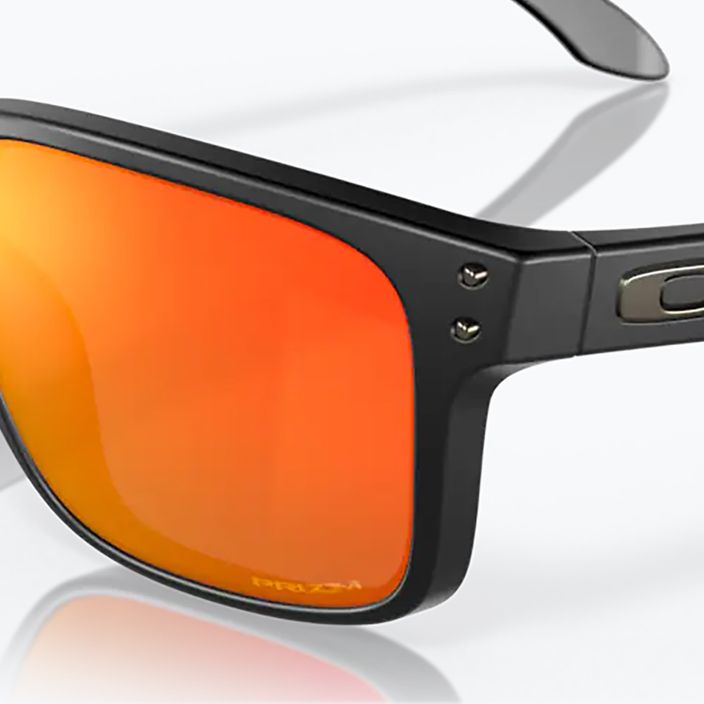 Сонцезахисні окуляри Oakley Holbrook matte black/prizm ruby 0OO9102-E255 11