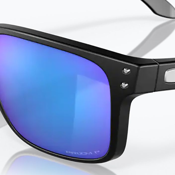 Сонцезахисні окуляри Oakley Holbrook matte black/prizm sapphire polarized 11