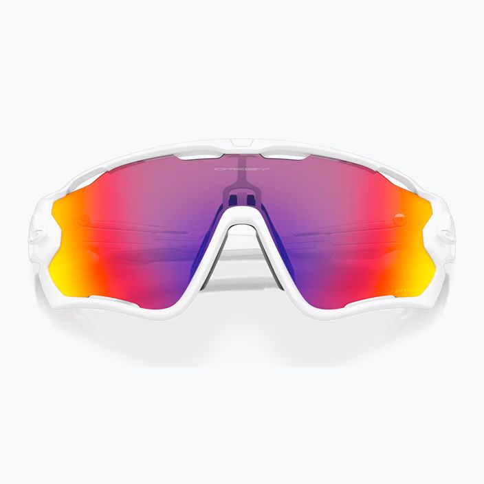 Сонцезахисні окуляри Oakley Jawbreaker поліровані білі/призмові дорожні 5