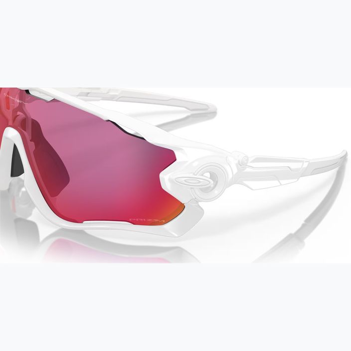 Сонцезахисні окуляри Oakley Jawbreaker поліровані білі/призмові дорожні 6