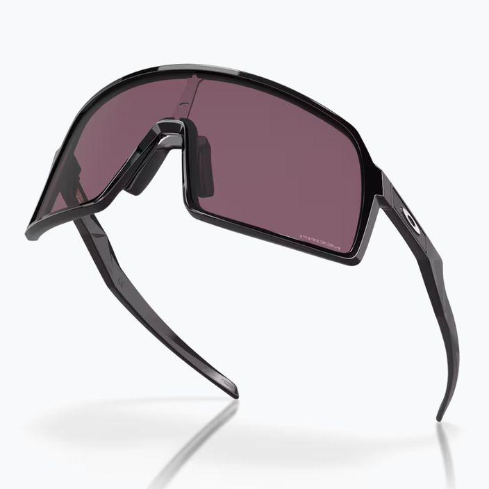 Сонцезахисні окуляри Oakley Sutro S поліровані чорні/призмові дорожні чорні 4