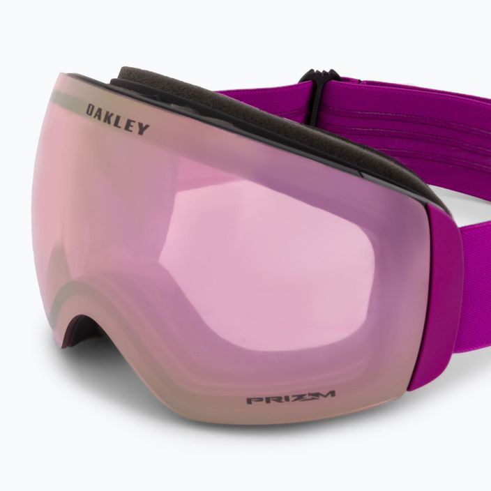 Маска лижна Oakley Flight Deck matte ultra purple/prizm snow hi pink iridium OO7064-B4 5