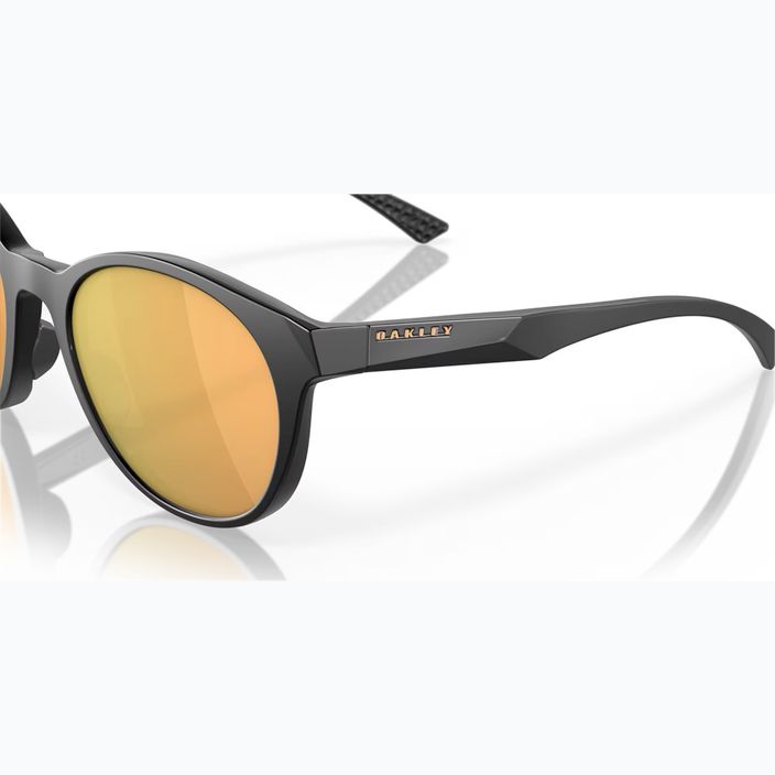 Поляризовані сонцезахисні окуляри Oakley Spindrift матовий чорний/призм рожеве золото 6
