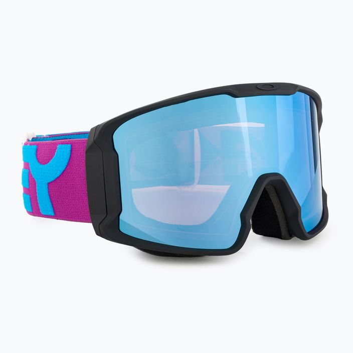 Лижні окуляри Oakley Line Miner L b1b фіолетовий синій / сніговий сапфір іридіум