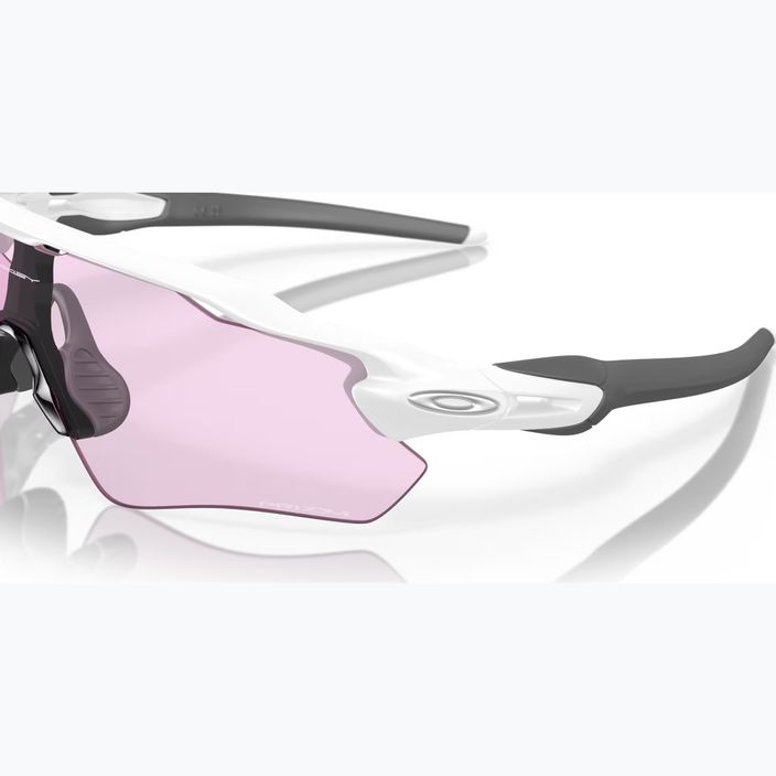 Сонцезахисні окуляри Oakley Radar EV Path матові білі/призма для низького освітлення 6