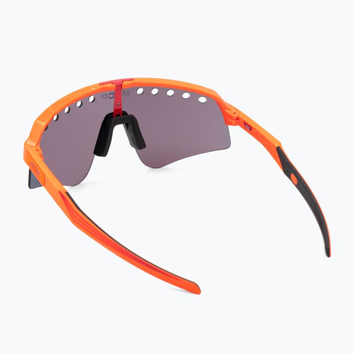 Дорожні сонцезахисні окуляри Oakley Sutro Lite Sweep Mathieu Van Der Poel помаранчевий блиск / призма 2