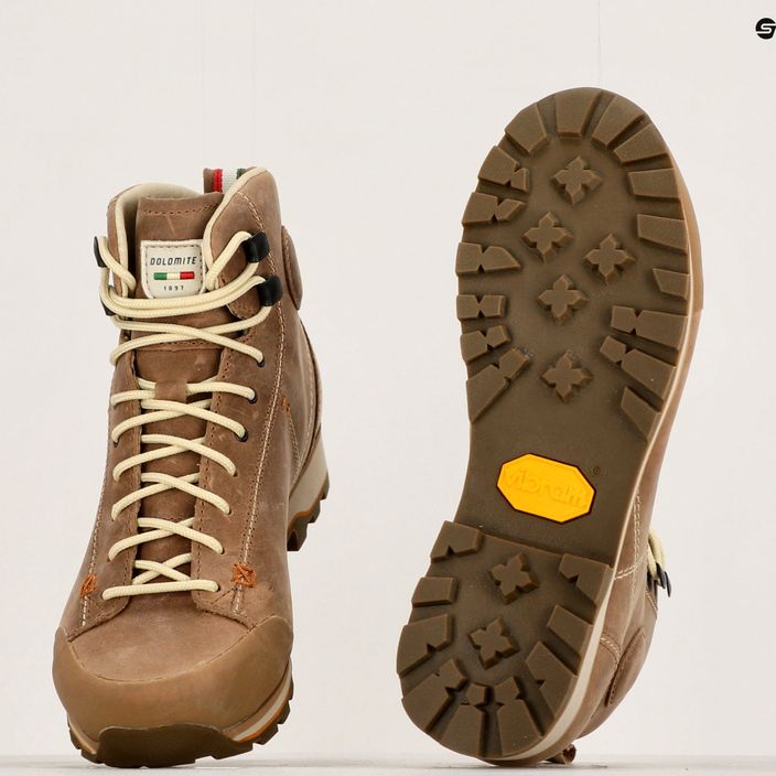 Взуття трекінгове жіноче Dolomite 54 High FG GTX taupe beige 10