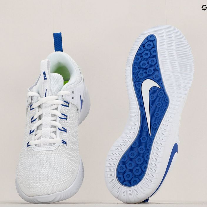 Жіночі волейбольні кросівки Nike Air Zoom Hyperace 2 білі/королівські 9