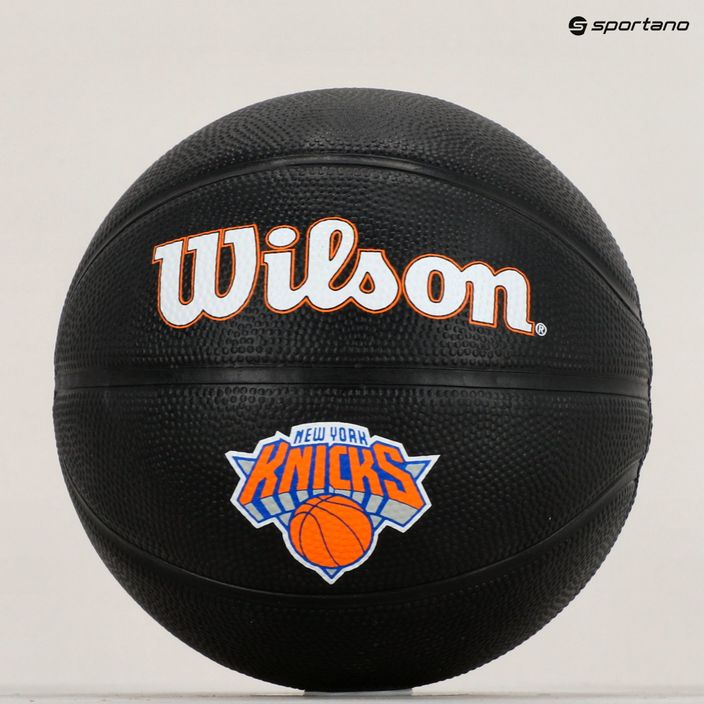 Баскетбольний м'яч Wilson NBA Team Tribute Mini New York Knicks WZ4017610XB3 Розмір 3 9