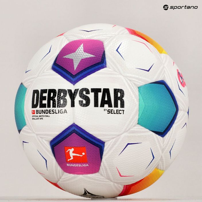 Футбольний м'яч Derbystar Бундесліга Brillant APS v23 багатобарвний розмір 5 5