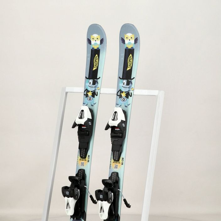 Дитячі гірські лижі Salomon T1 Jr XS + C5 aquatic/safety жовті 13