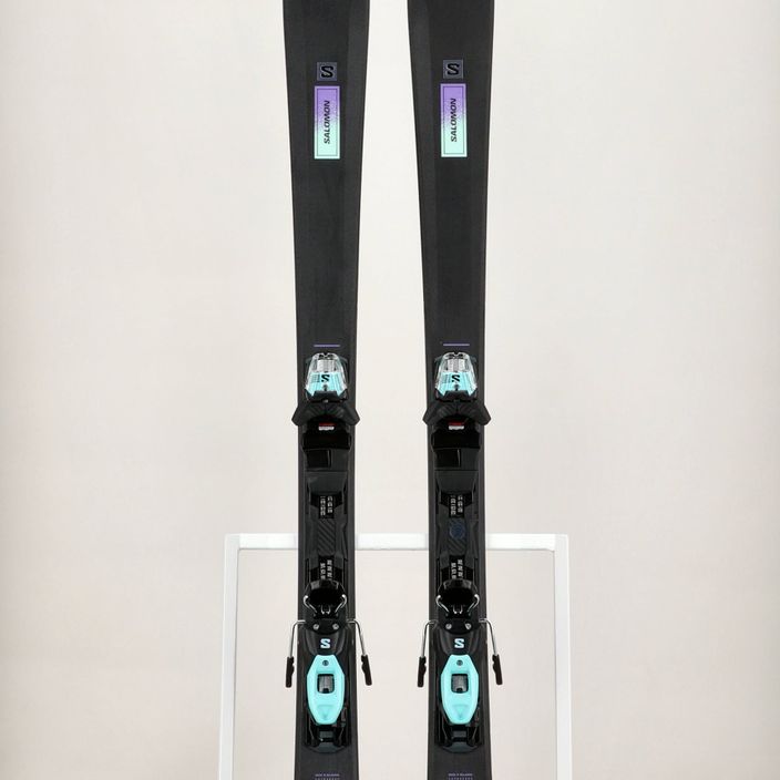 Жіночі гірські лижі Salomon S/Max N6 XT + M10 GW black/paisley purple/beach glass 13