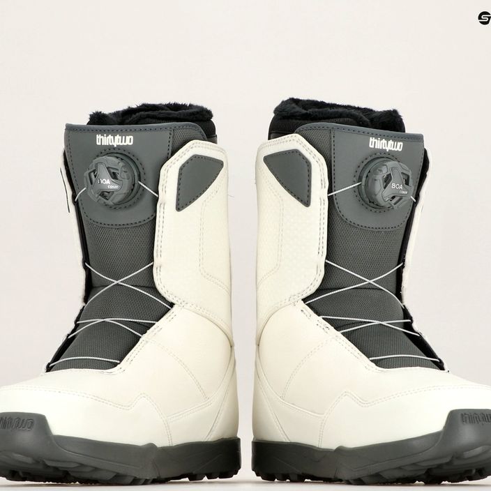 Жіночі сноубордичні черевики ThirtyTwo Shifty Boa W'S '23 білий/сірий 7