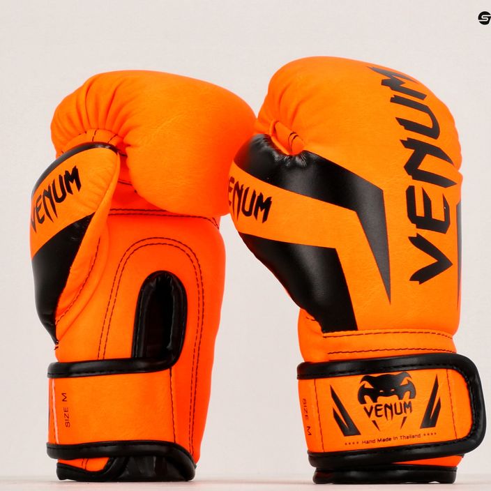 Рукавиці боксерські дитячі Venum Elite Boxing fluo orange 9