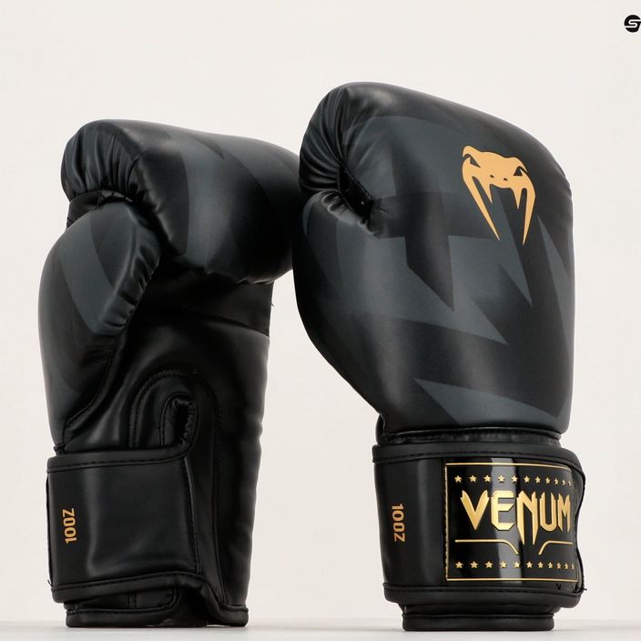 Рукавиці боксерські Venum Razor black/gold 11