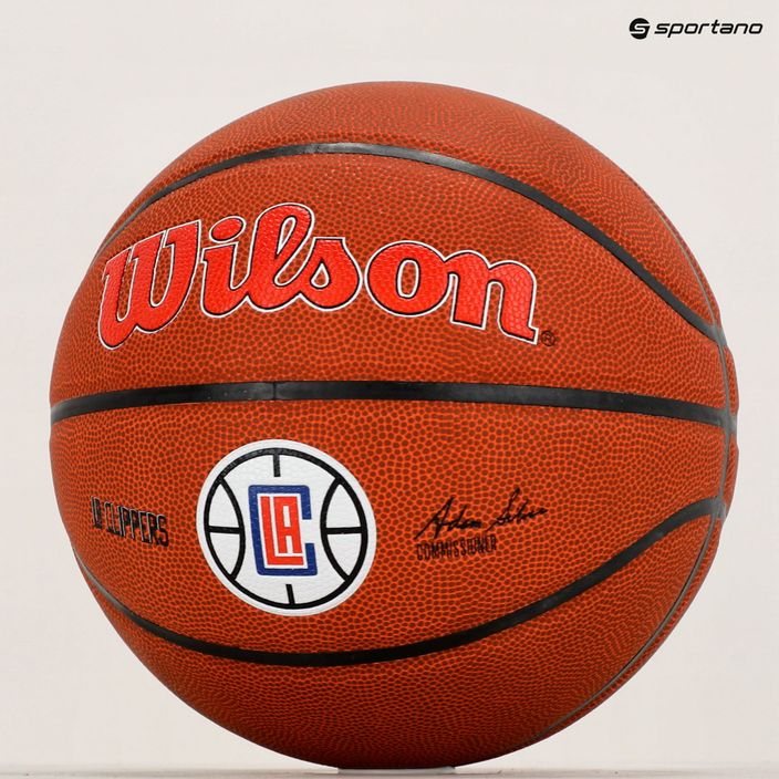 М'яч баскетбольний  Wilson NBA Team Alliance Los Angeles Clippers WTB3100XBLAC розмір 7 6