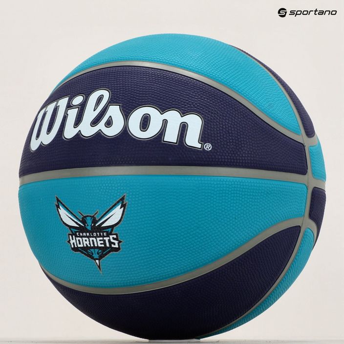 М'яч баскетбольний  Wilson NBA Team Tribute Charlotte Hornets WTB1300XBCHA розмір 7 7