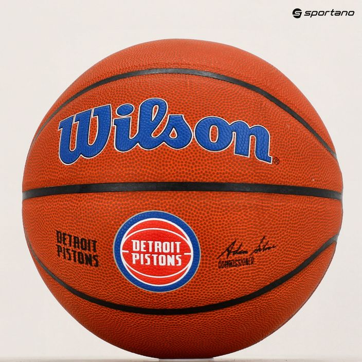 М'яч баскетбольний  Wilson NBA Team Alliance Detroit Pistons WTB3100XBDET розмір 7 6