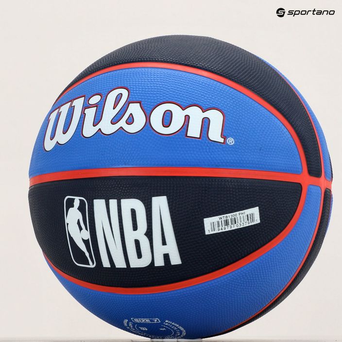 М'яч баскетбольний  Wilson NBA Team Tribute Philadelphia 76ers WTB1300XBPHI розмір 7 7