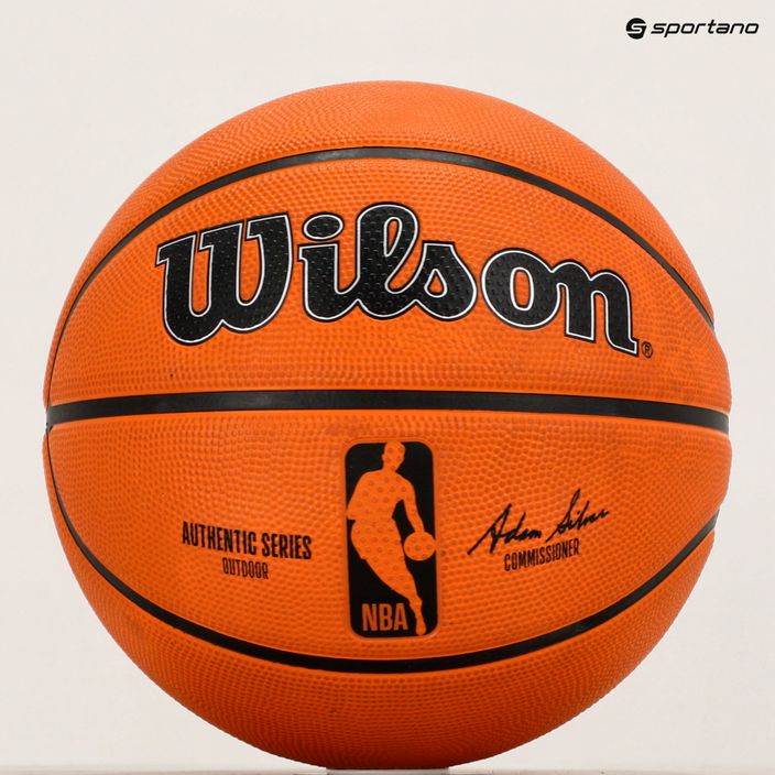 Баскетбольний м'яч Wilson NBA Authentic Series Outdoor WTB7300XB06 Розмір 6 11