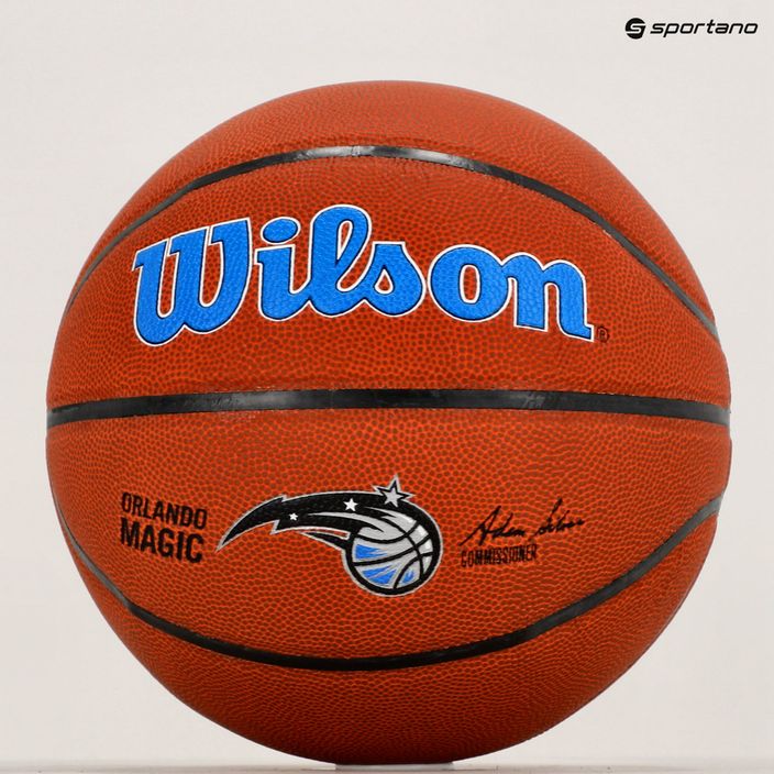 М'яч баскетбольний  Wilson NBA Team Alliance Orlando Magic WTB3100XBORL розмір 7 6