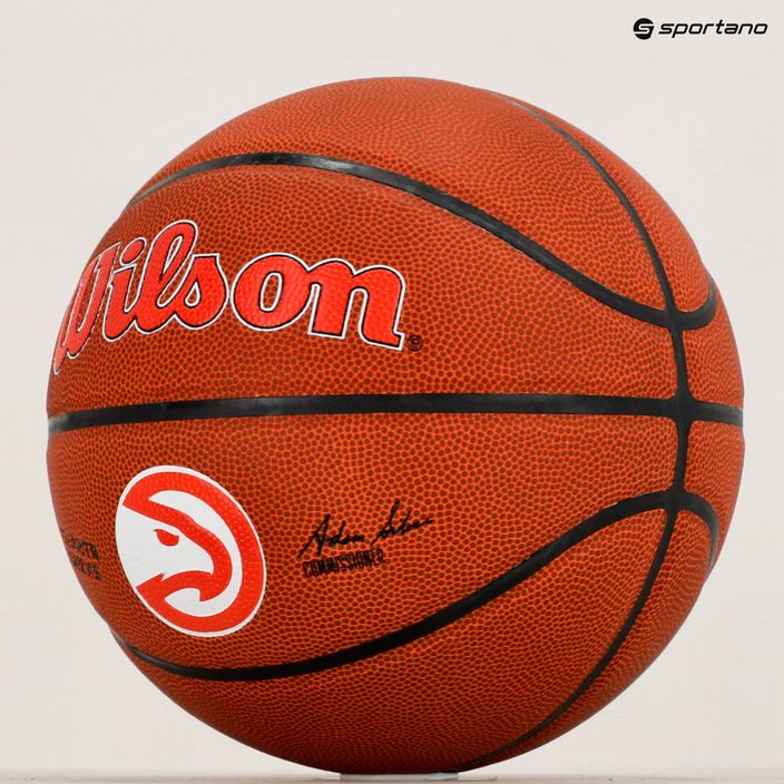 М'яч баскетбольний  Wilson NBA Team Alliance Atlanta Hawks   WTB3100XBATL розмір 7 6