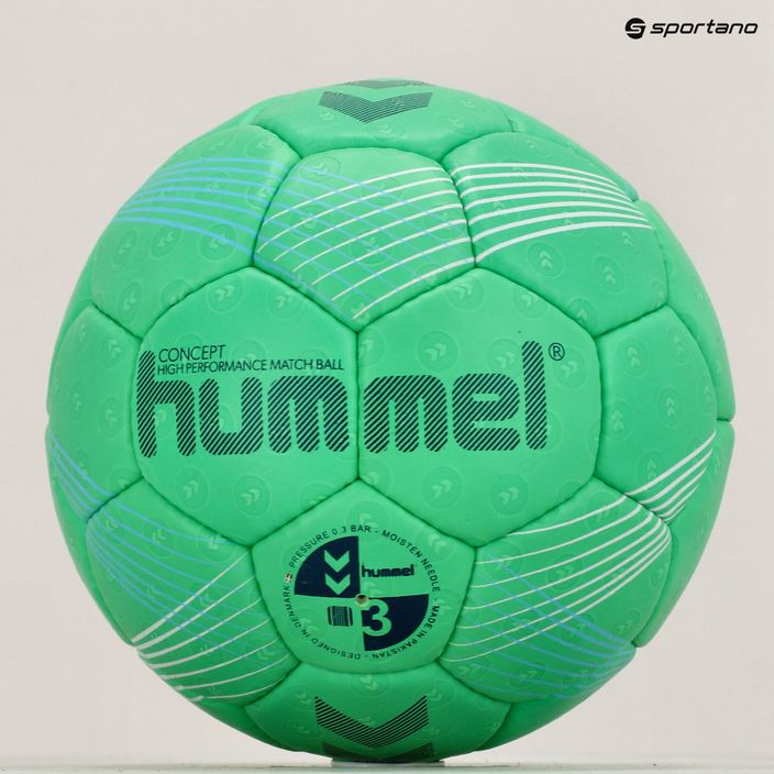 М'яч гандбольний Hummel Concept HB зелений/синій/білий розмір 3 5