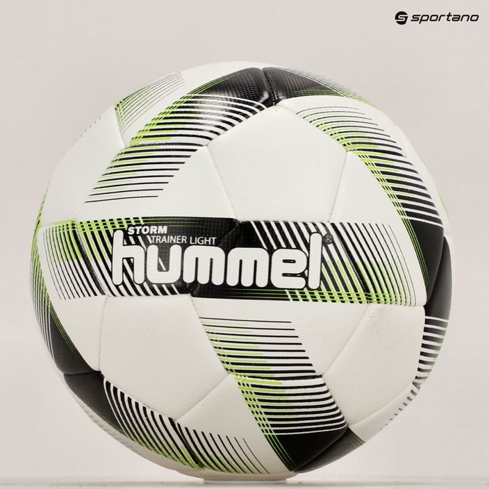 Hummel Storm Trainer Light FB футбольний білий/чорний/зелений розмір 4 6