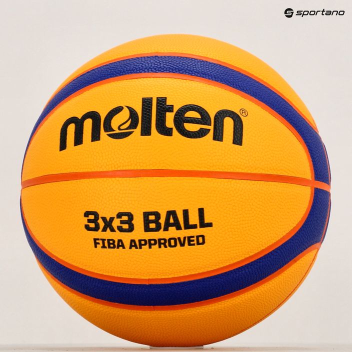 М'яч для баскетболу Molten B33T5000 FIBA 3x3 yellow/blue розмір 3 5