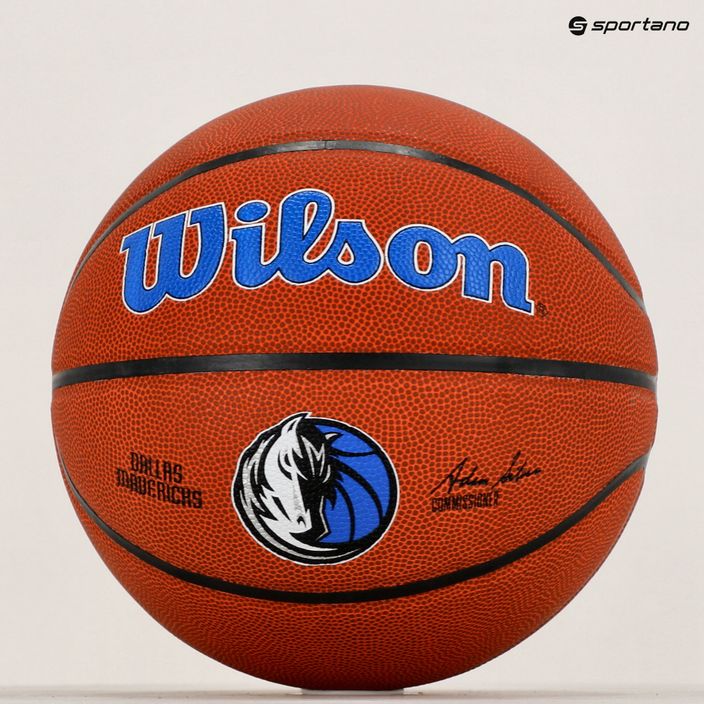 М'яч баскетбольний  Wilson NBA Team Alliance Dallas Mavericks WTB3100XBDAL розмір 7 6