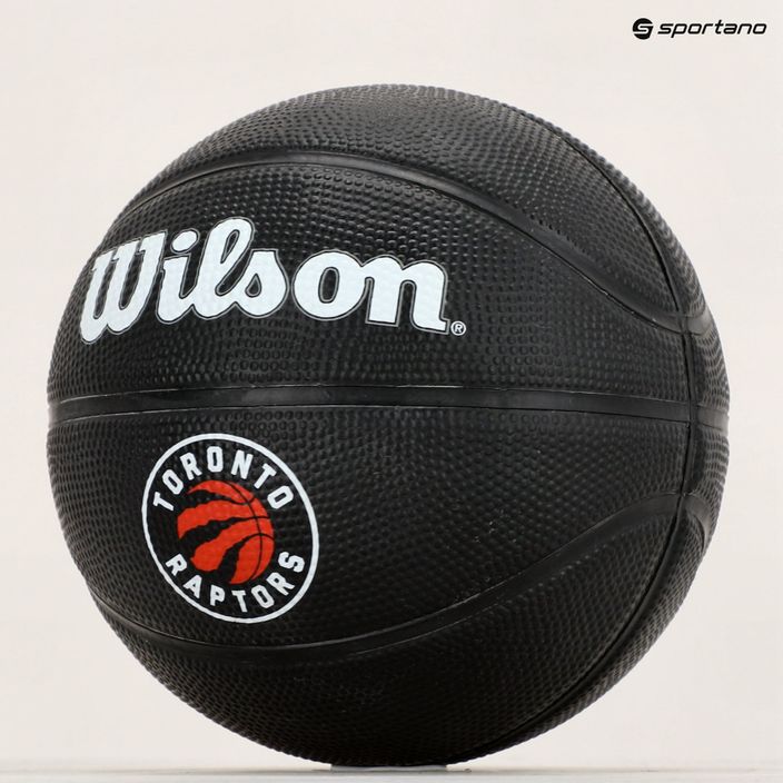 Баскетбольний м'яч Wilson NBA Tribute Mini Toronto Raptors WZ4017608XB3 Розмір 3 9