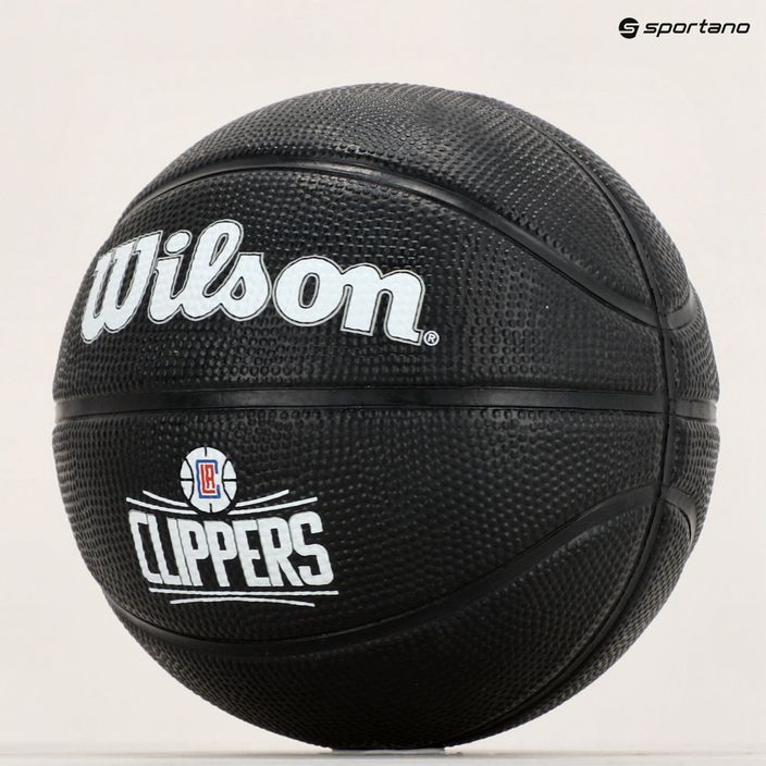 Баскетбольний м'яч Wilson NBA Team Tribute Mini Los Angeles Clippers WZ4017612XB3 Розмір 3 9