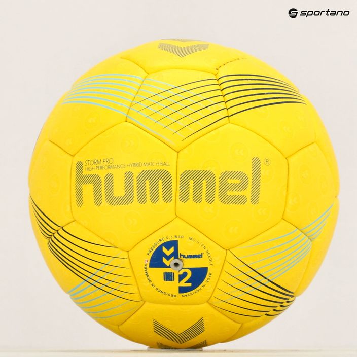 М'яч гандбольний Hummel Strom Pro HB жовтий/синій/морський розмір 2 11