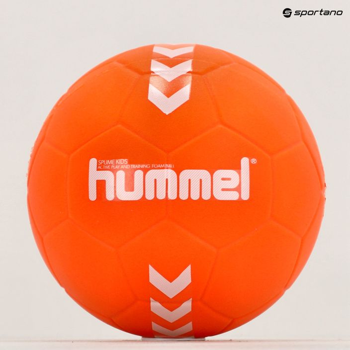 М'яч гандбольний Hummel Spume Kids оранжевий/білий, розмір 0 5