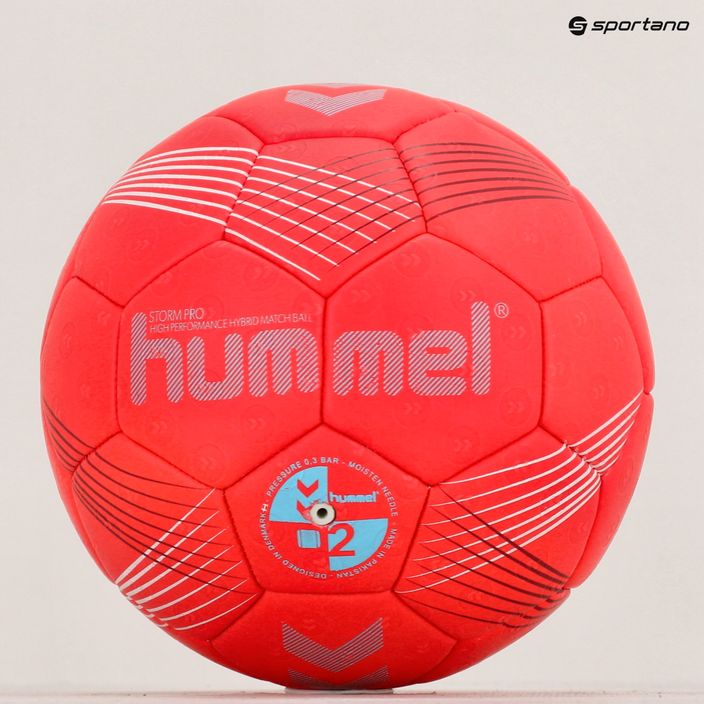М'яч гандбольний Hummel Strom Pro HB червоний/синій/білий, розмір 2 5