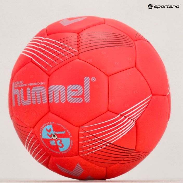 М'яч гандбольний Hummel Strom Pro HB червоний/синій/білий розмір 3 5