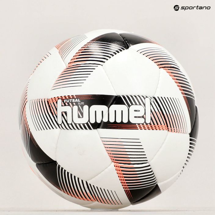 Футбольний м'яч Hummel Futsal Elite FB білий/чорний/червоний розмір 4 5