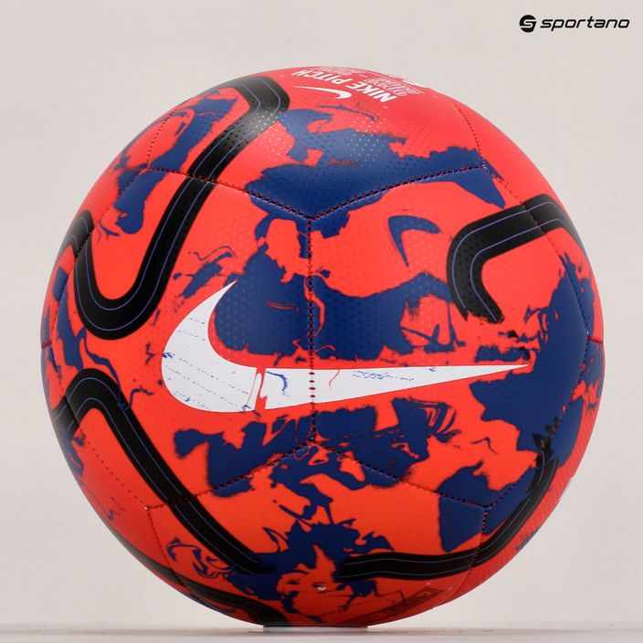 М'яч футбольний Nike Premier League Pitch university red/royal blue/white розмір 5 8