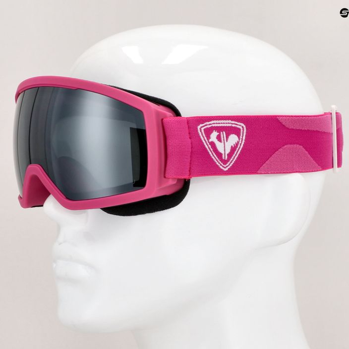 Дитячі гірськолижні окуляри Rossignol Toric рожеві / димчасто-сріблясті 6