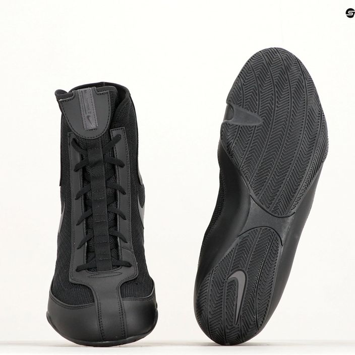 Боксерські кросівки боксерки Nike Machomai 2 black/metalic dark grey 8